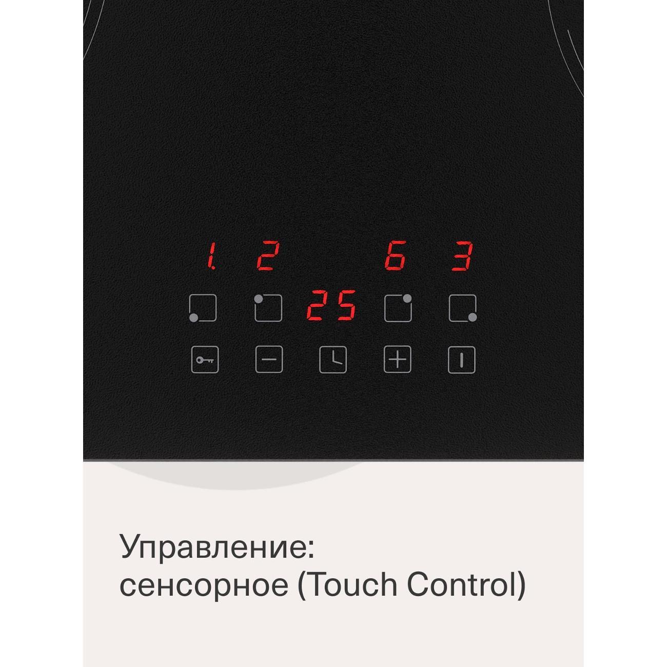 Встраиваемая электрическая панель Krona EDEL 60 BL TK