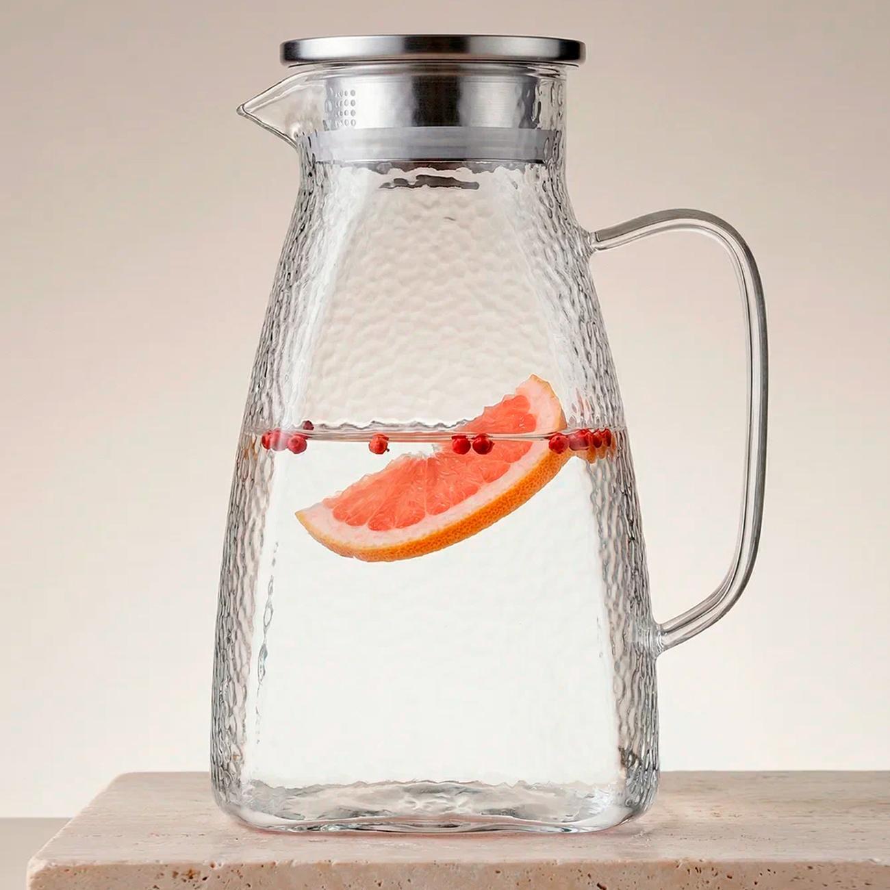 Кувшин 1.5л с фильтр крышкой REGENT inox Franco