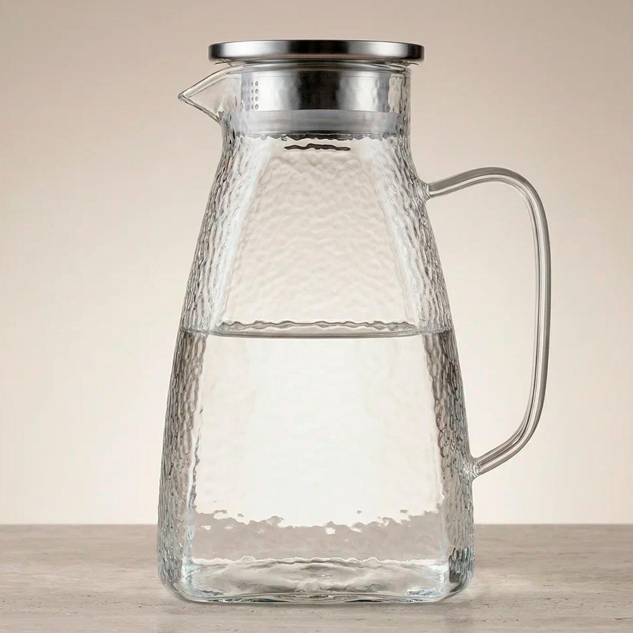 Кувшин 1.5л с фильтр крышкой REGENT inox Franco