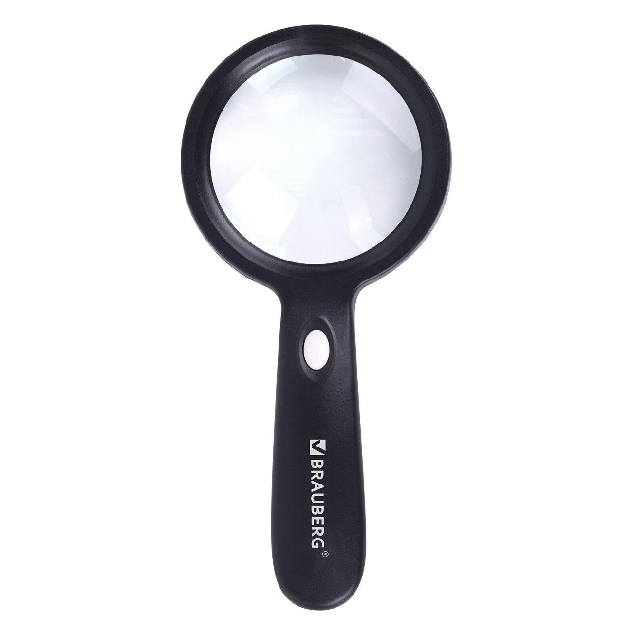 Лупа Brauberg BRG LED d=90мм (455928)