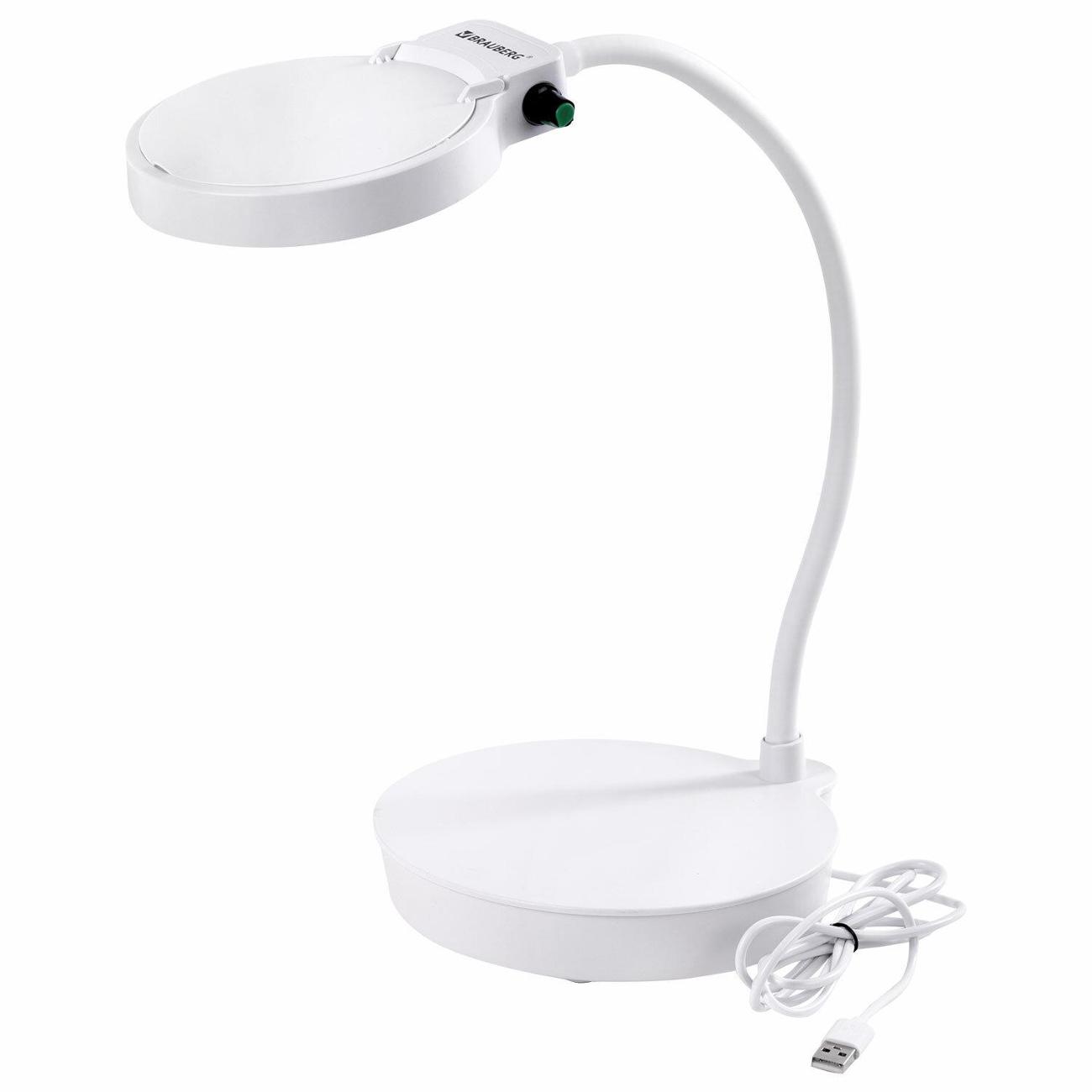 Лупа Brauberg BRG LED d=110мм (455930)