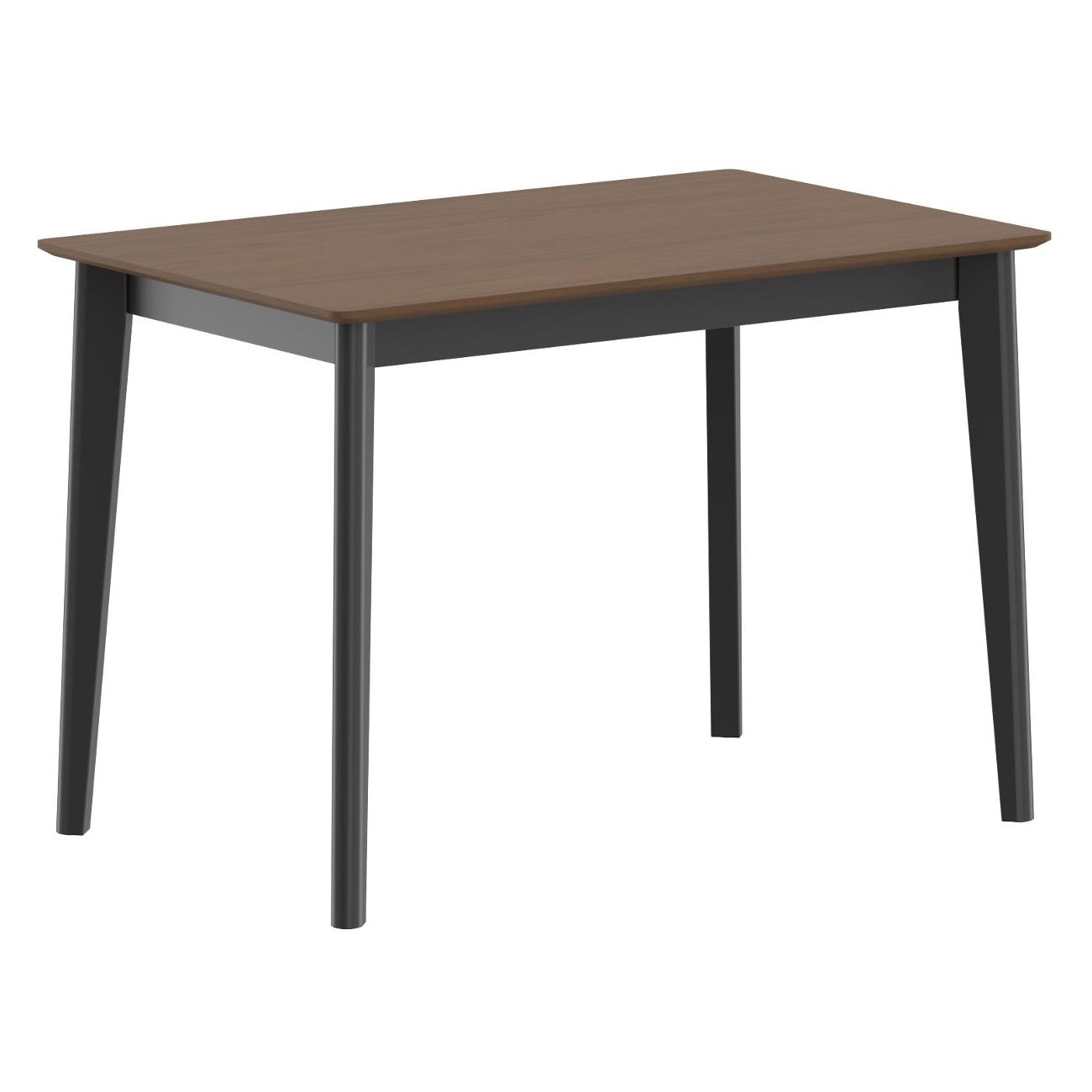 Стол обеденный Skyland LYKKE TS-110 шпон орех/ черный 110х70х75