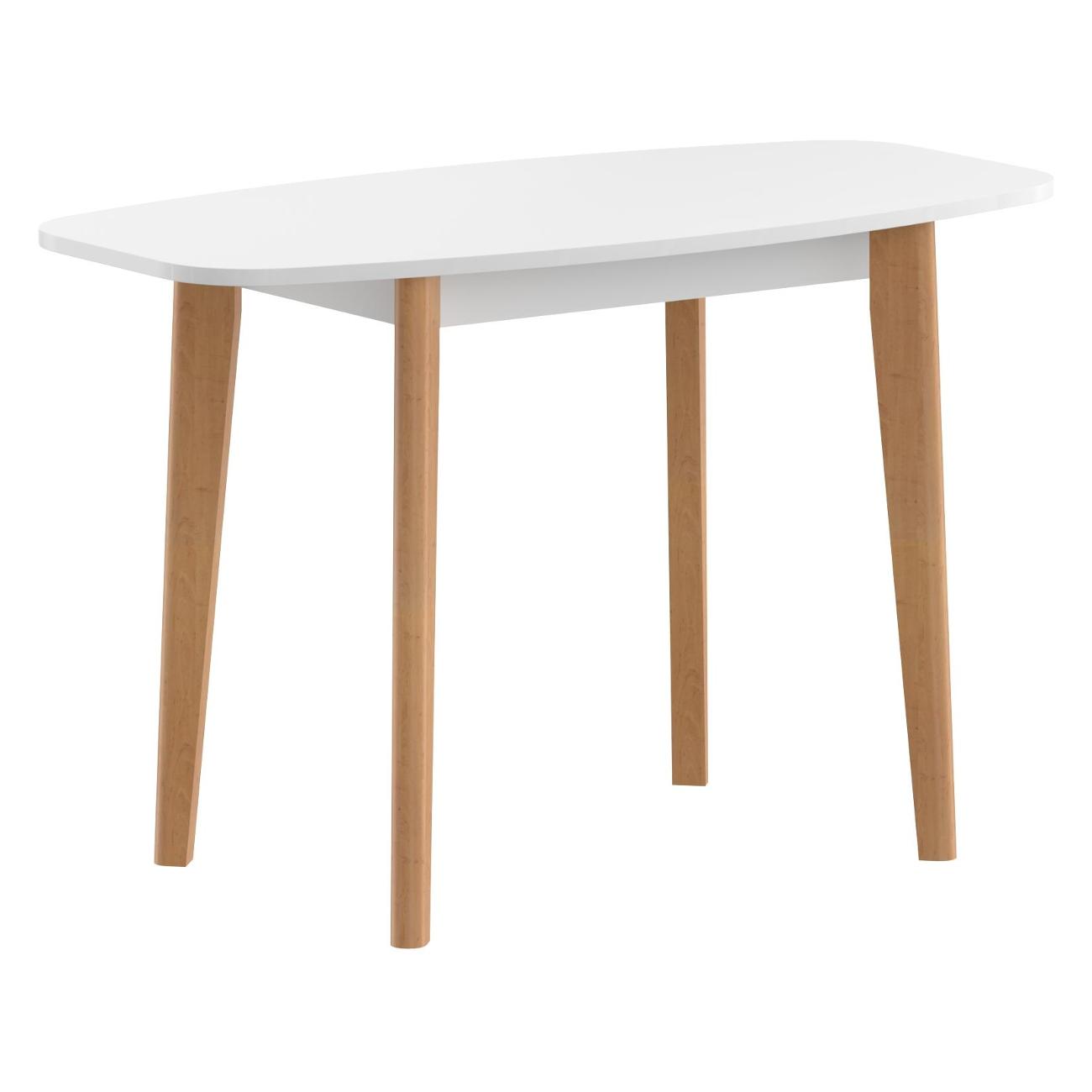 Стол обеденный Skyland LYKKE TO-120 белый/ бук 120х60х75