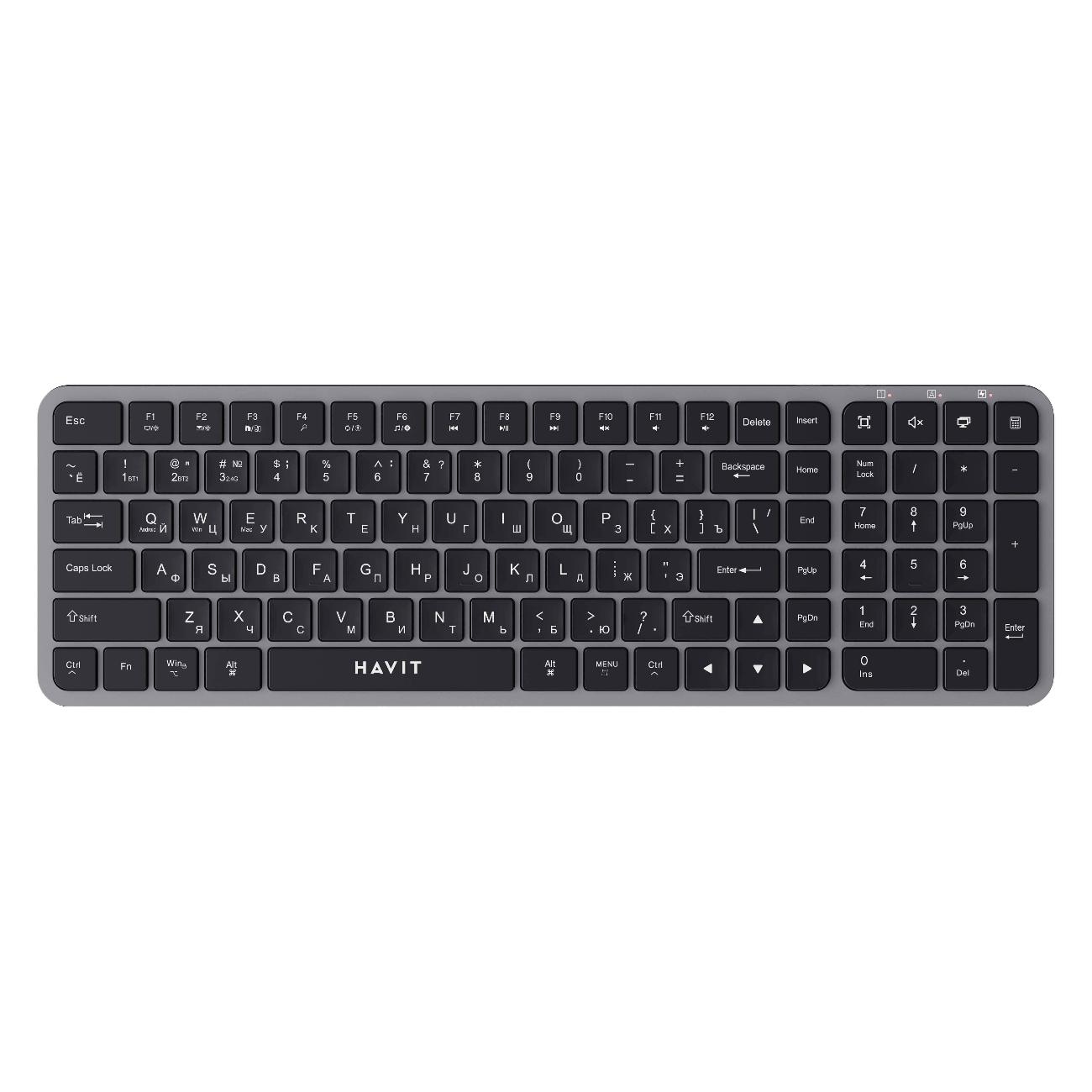 Клавиатура беспроводная Havit KB263WB Black