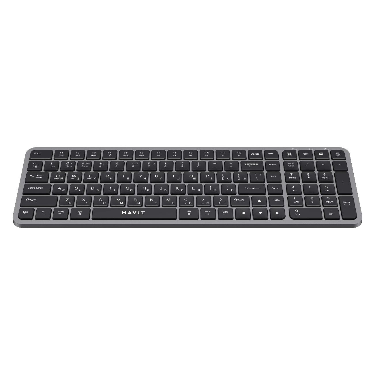 Клавиатура беспроводная Havit KB263WB Black