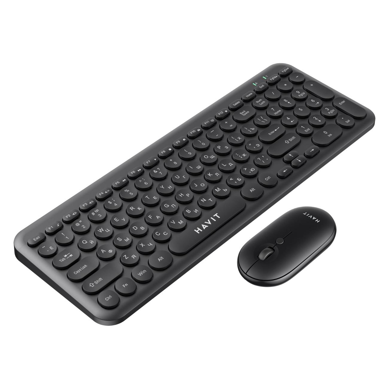 Комплект клавиатура+мышь Havit KB254GCM Black