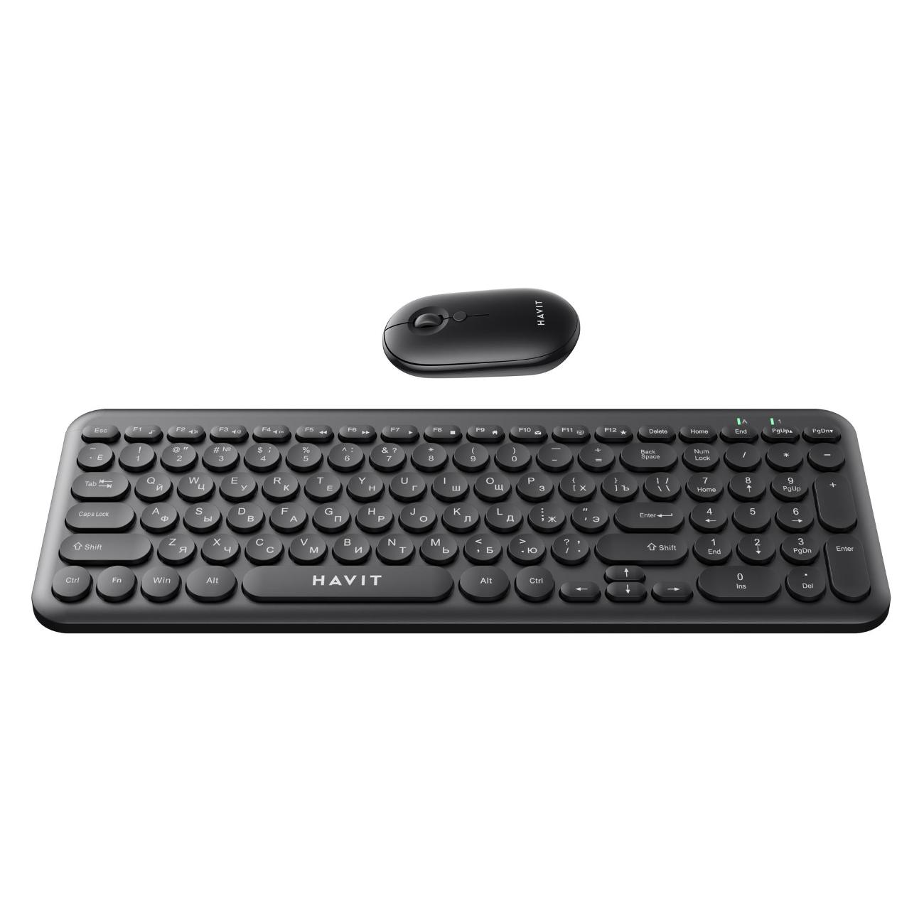 Комплект клавиатура+мышь Havit KB254GCM Black