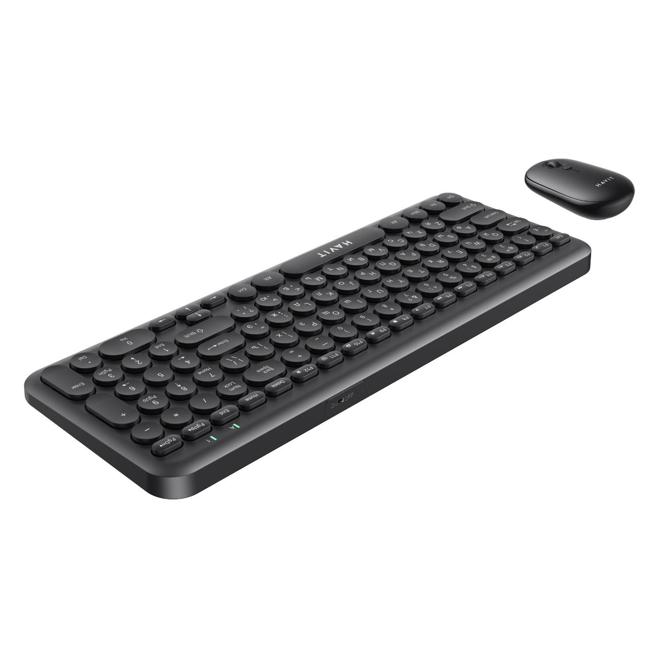 Комплект клавиатура+мышь Havit KB254GCM Black