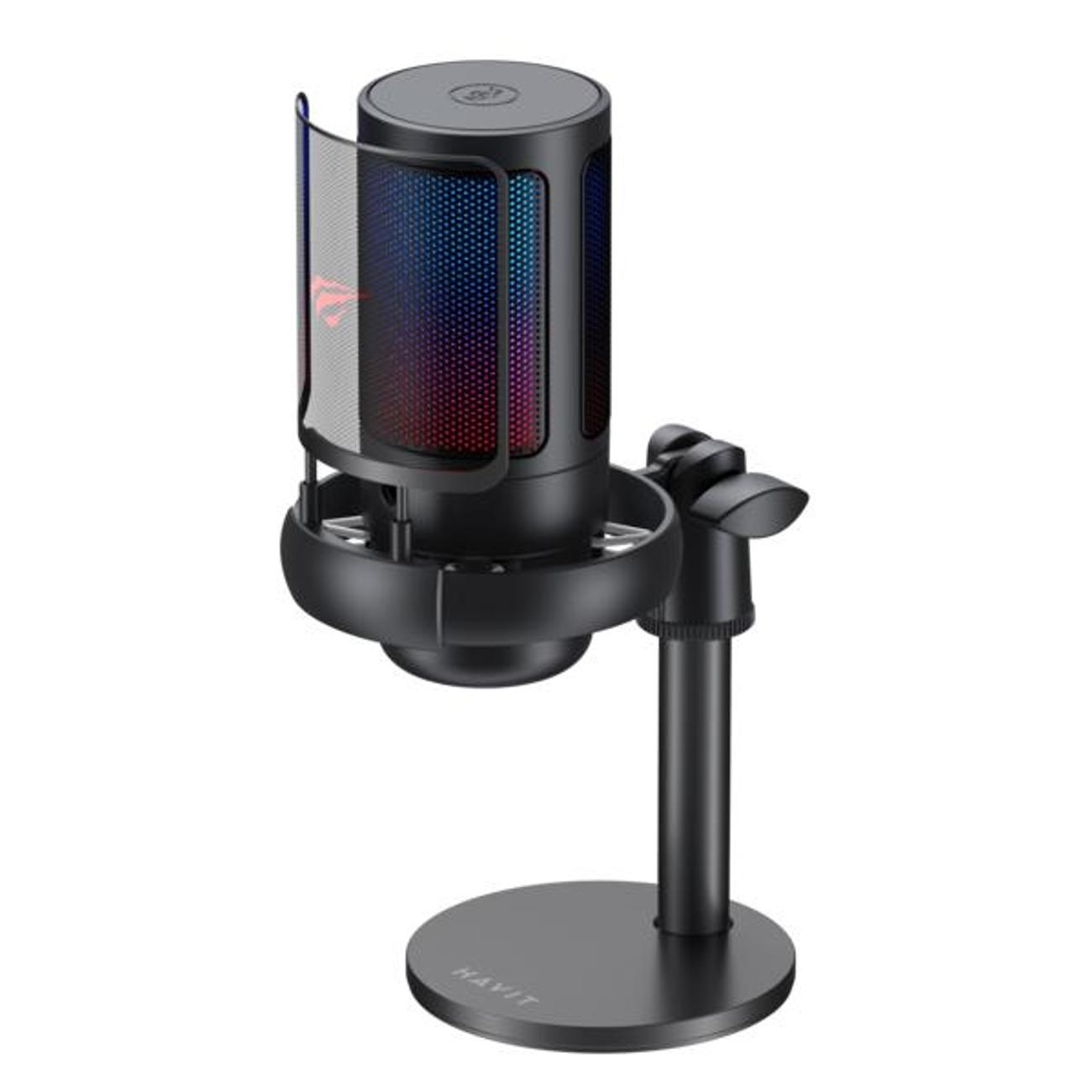 Игровой микрофон для компьютера Havit GK50 Black