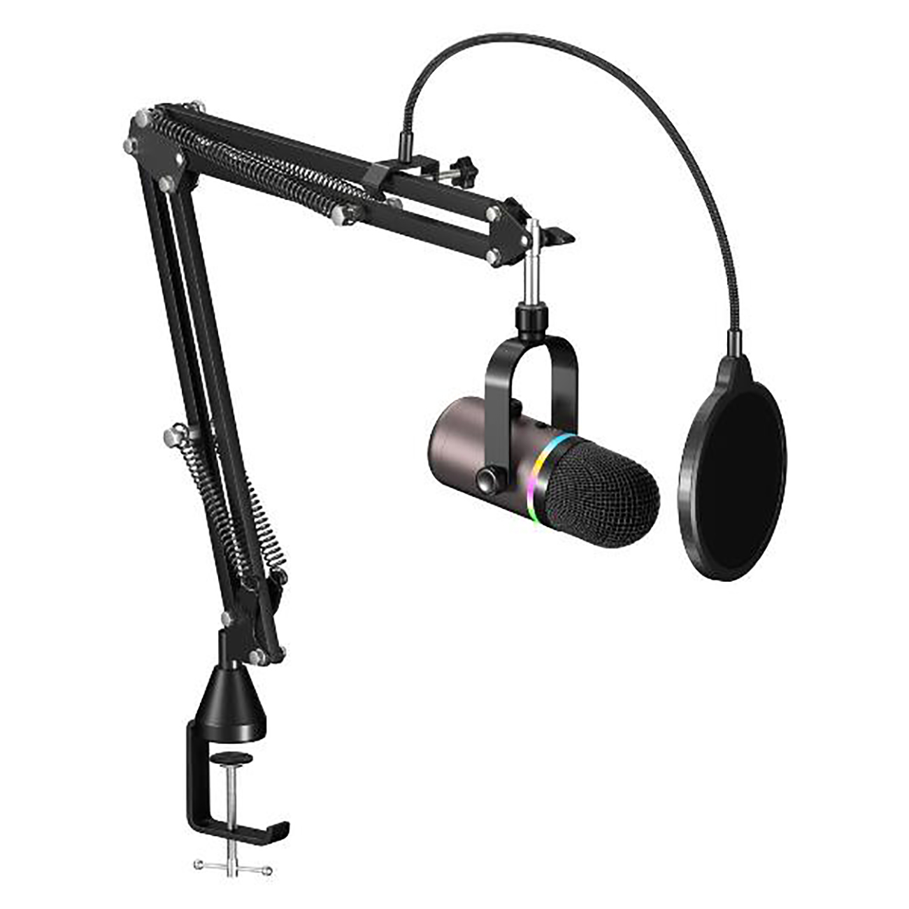 Игровой микрофон для компьютера Havit GK63Pro Black+Оchre