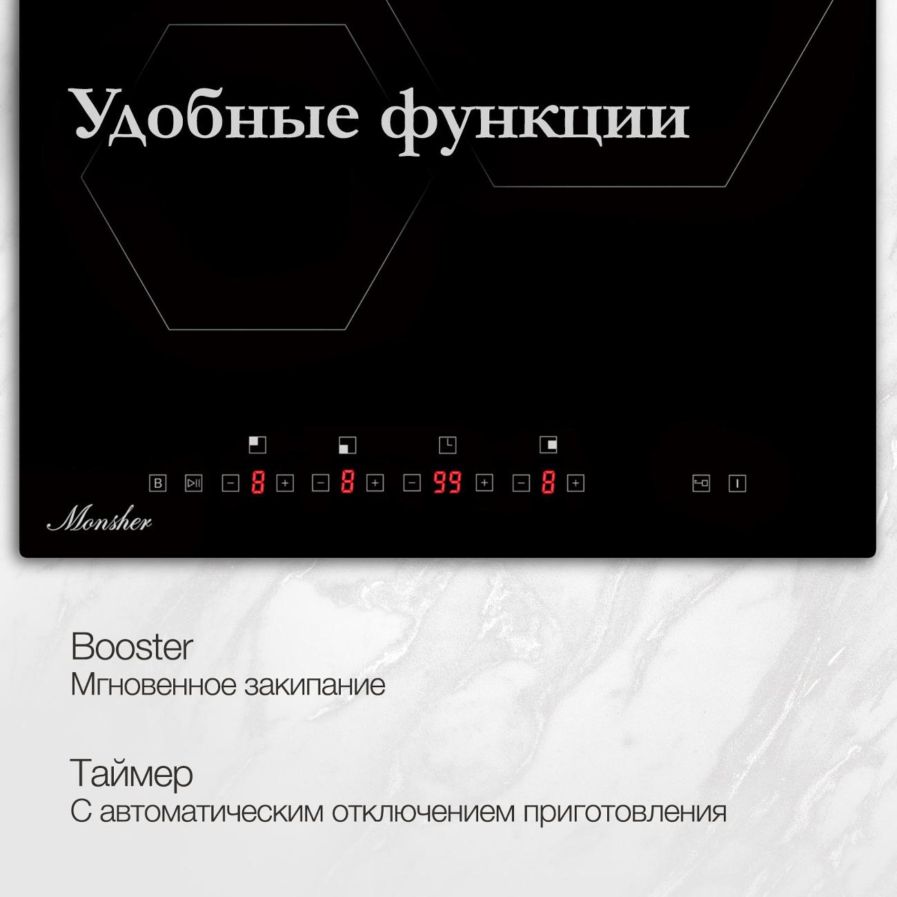 Встраиваемая индукционная панель независимая Monsher MHI 4505