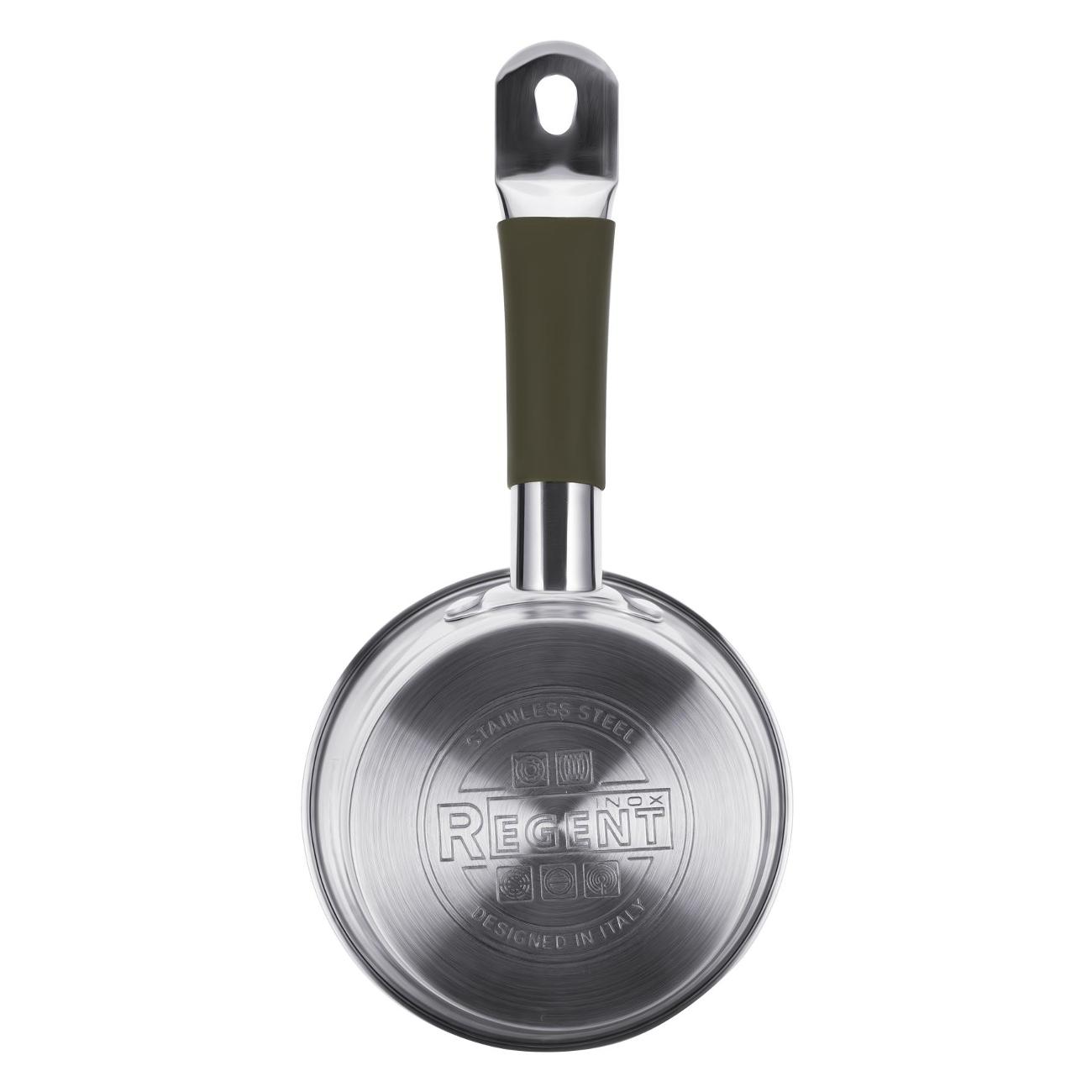 Ковш 14см/1.2л с крышкой REGENT inox OLIVA