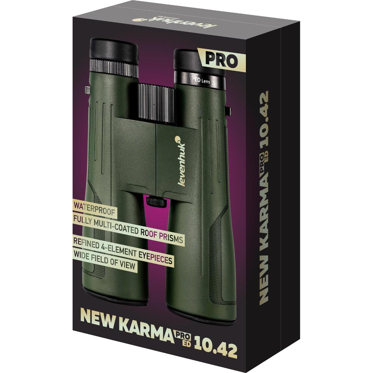 Бинокль Levenhuk New Karma PRO ED 10x42