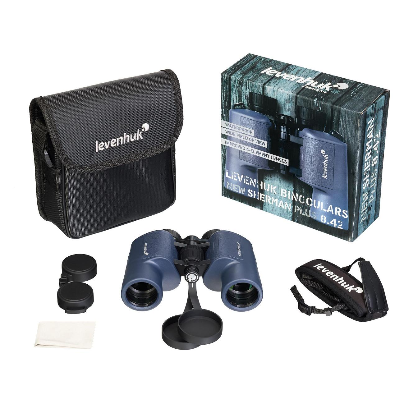 Бинокль Levenhuk New Sherman PLUS 8x42