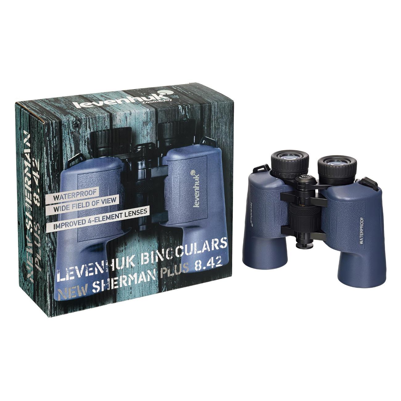 Бинокль Levenhuk New Sherman PLUS 8x42
