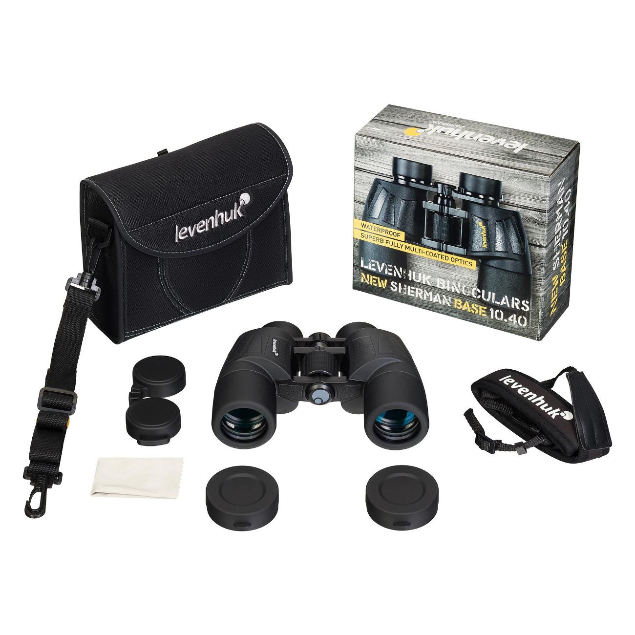 Бинокль Levenhuk New Sherman BASE 10x40
