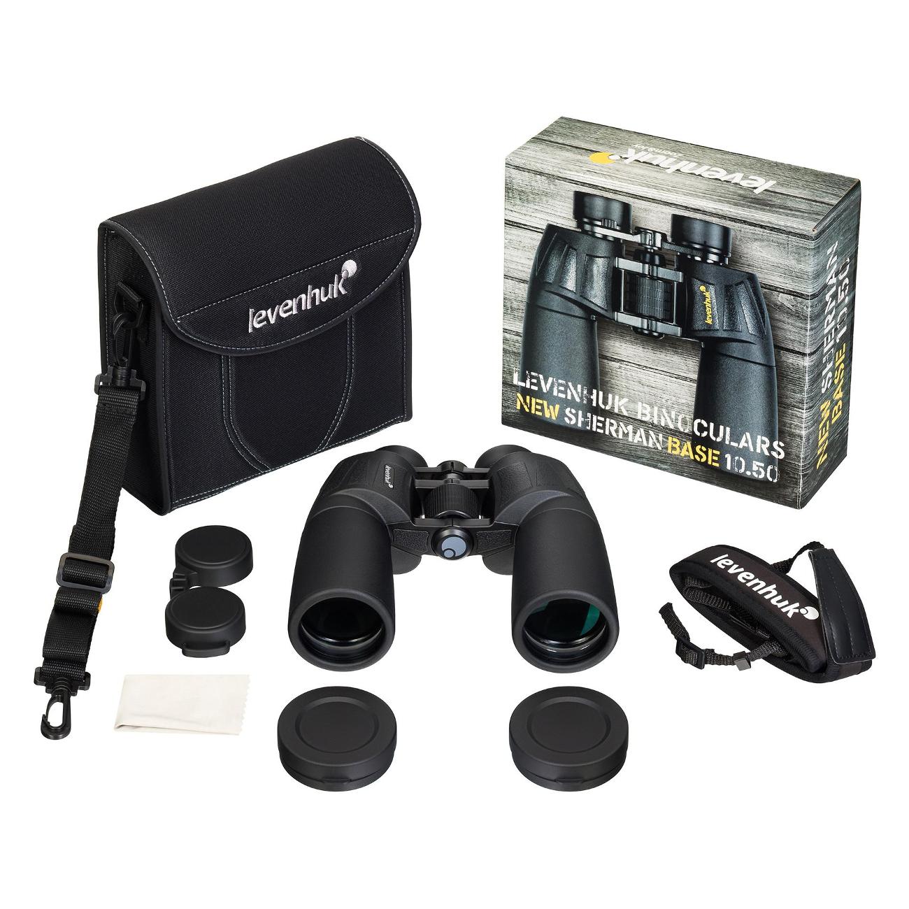 Бинокль Levenhuk New Sherman BASE 10x50