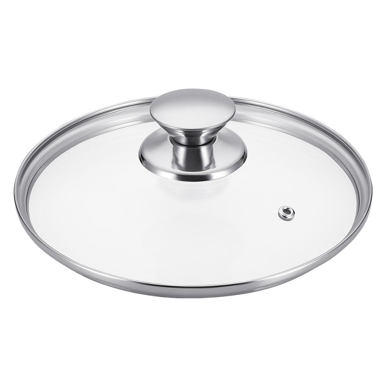 Кастрюля 20см/3л с крышкой REGENT inox Bimbo vitro