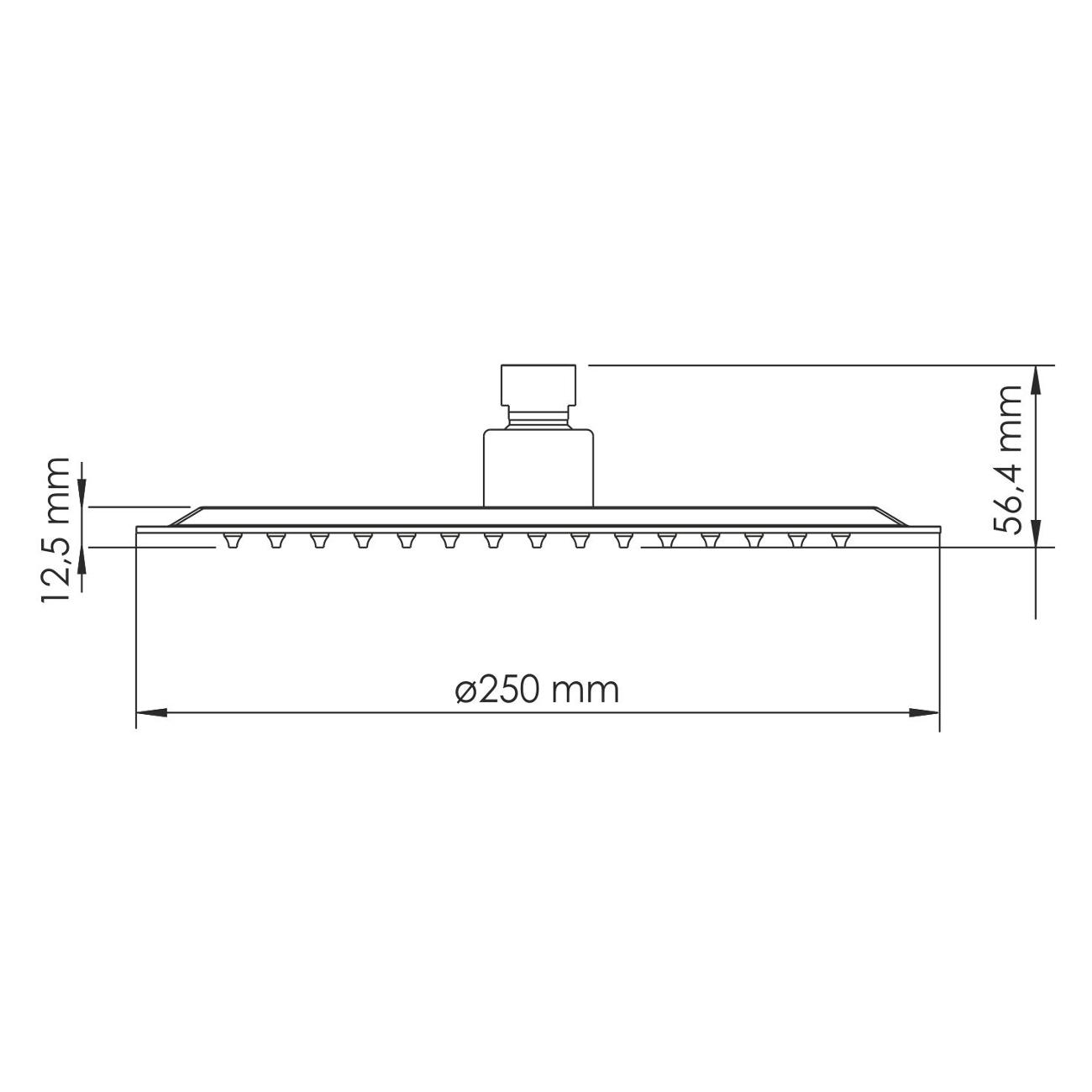 Лейка для душа Wasserkraft A329