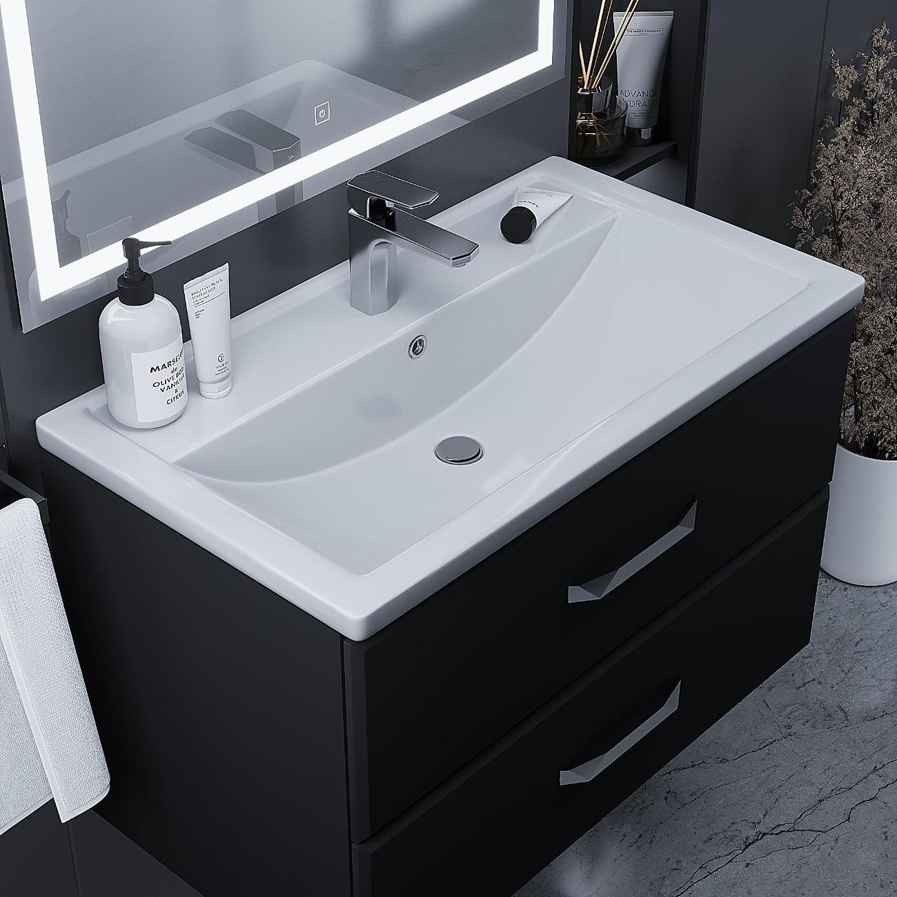 Раковина встраиваемая Uperwood Foster 80 Wh