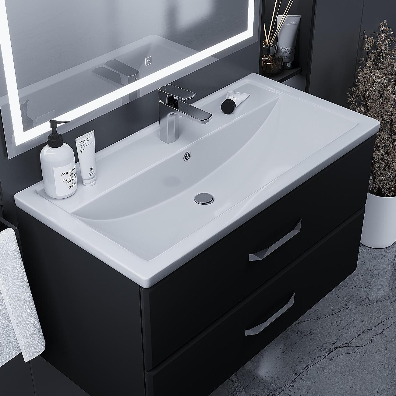 Раковина встраиваемая Uperwood Foster 90 Wh