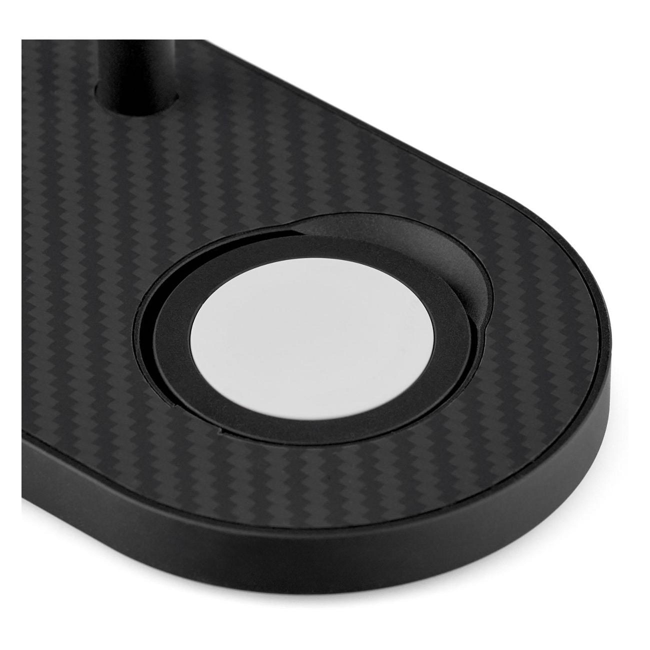 Беспроводное зарядное устройство uBear Stage Pro 3-в-1 MagSafe 30 Вт Kevlar