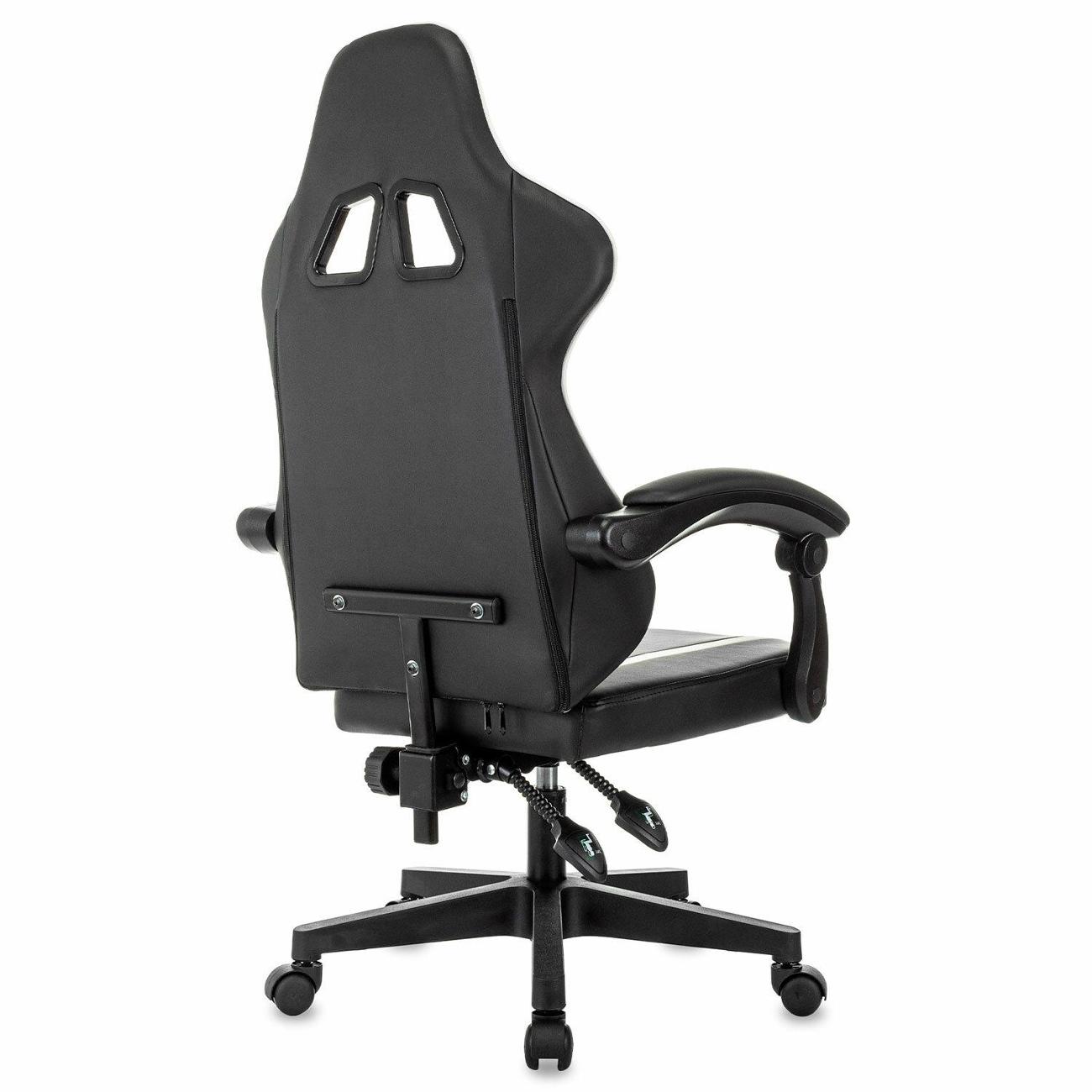 Кресло компьютерное Brabix Shooter черное/белое 533191