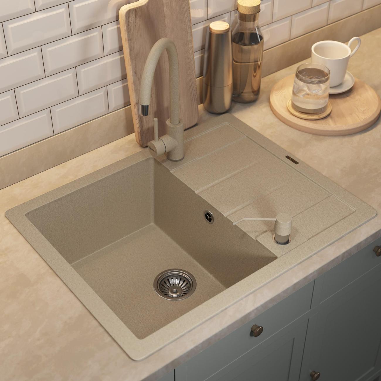 Мойка кухонная Uperwood Quartz Premium UPD-03-02