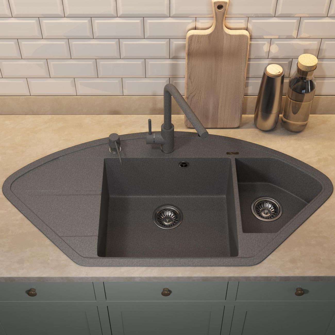 Мойка кухонная Uperwood Quartz Premium UPD-06-03