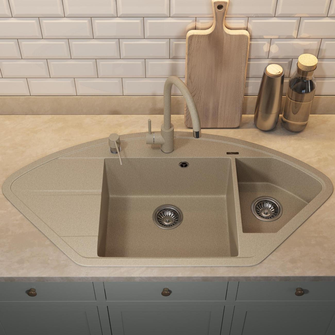 Мойка кухонная Uperwood Quartz Premium UPD-06-02