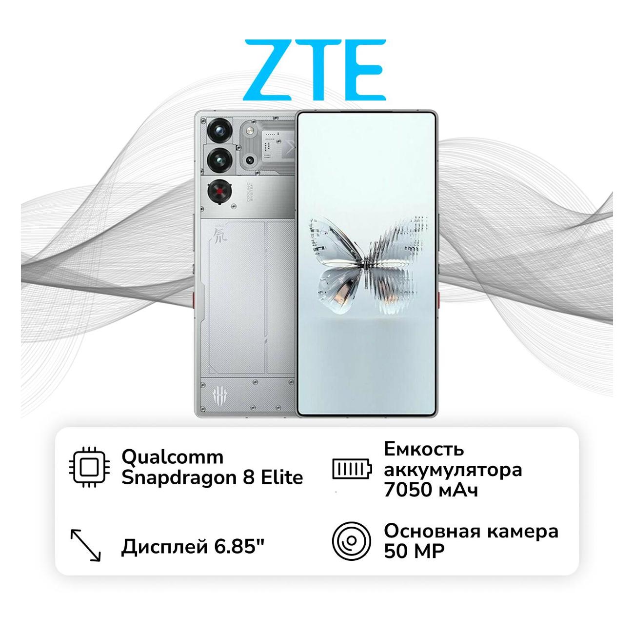 Смартфон ZTE Nubia RedMagic 10 Pro 12/256GB лунный свет