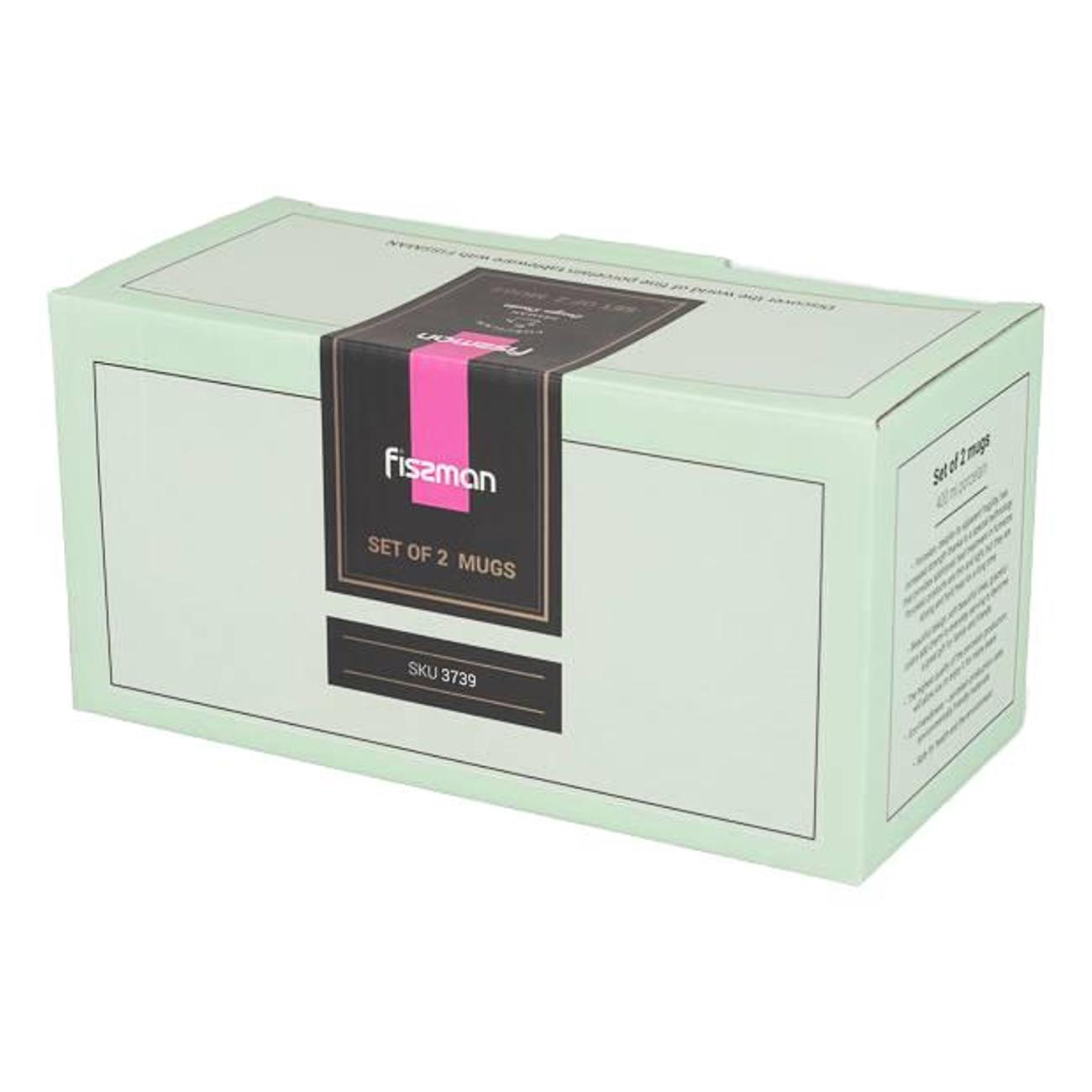 Кружка для чая FISSMAN 400 мл 2 шт G (3739)