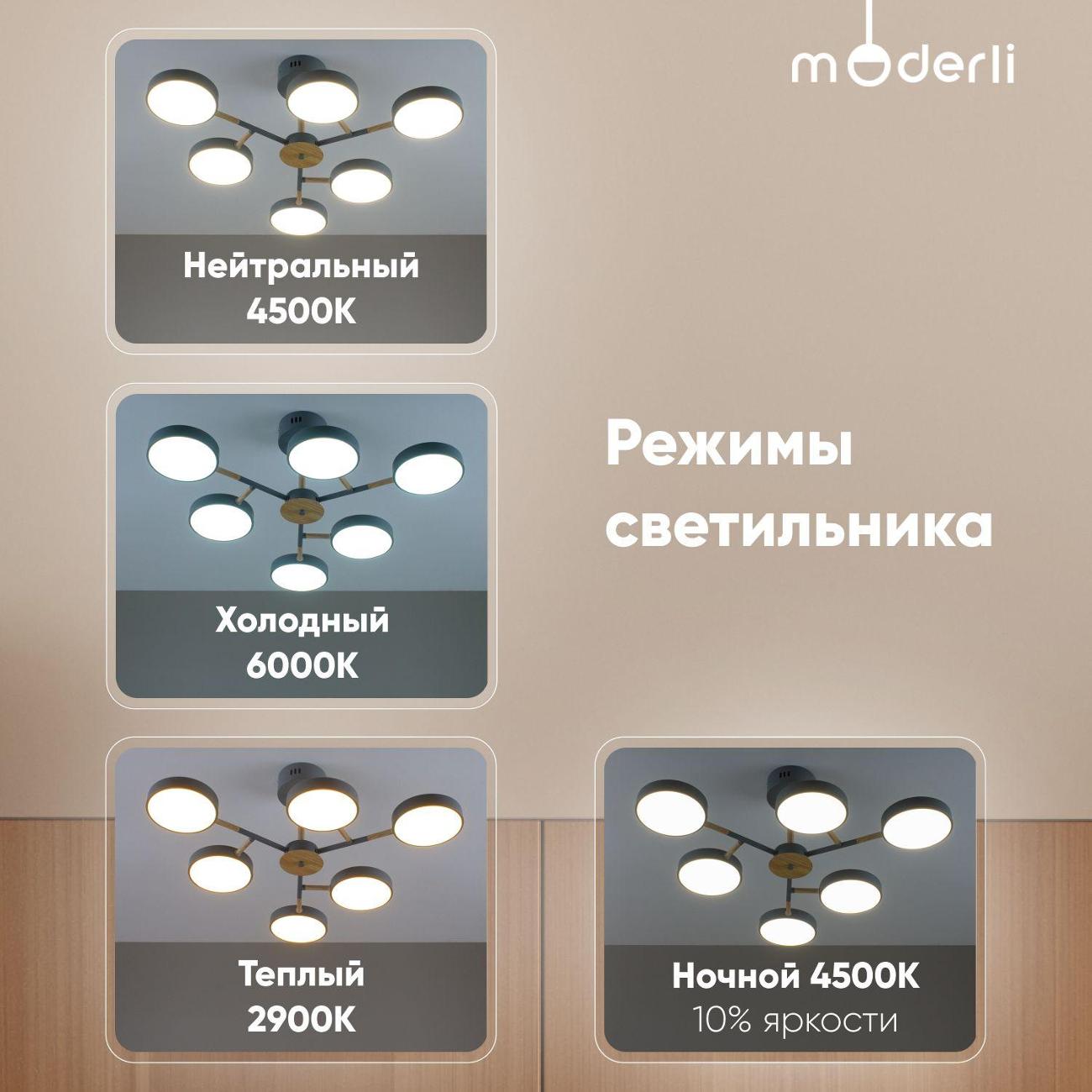 Светильник Moderli V10955-CL