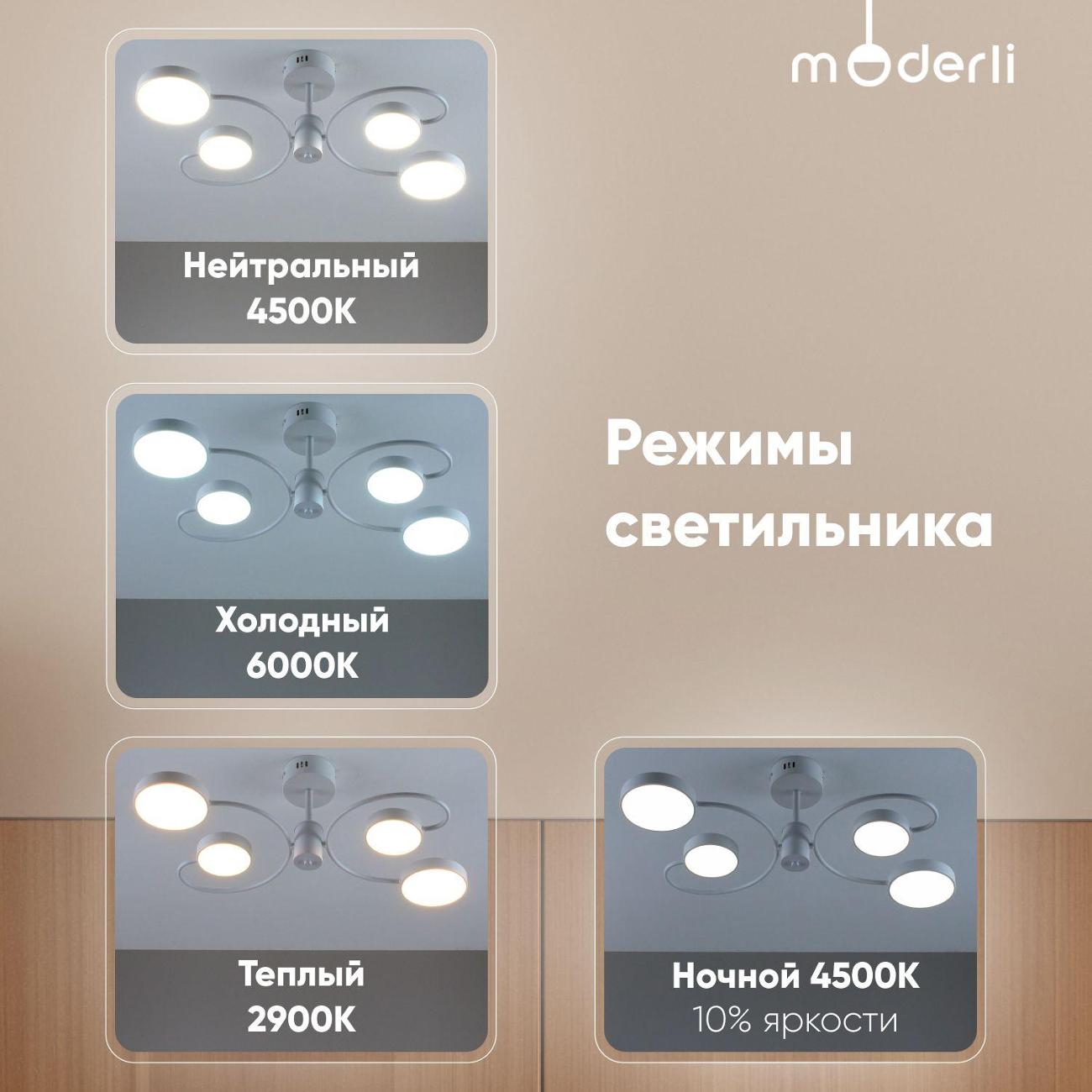 Светильник Moderli V10956-CL