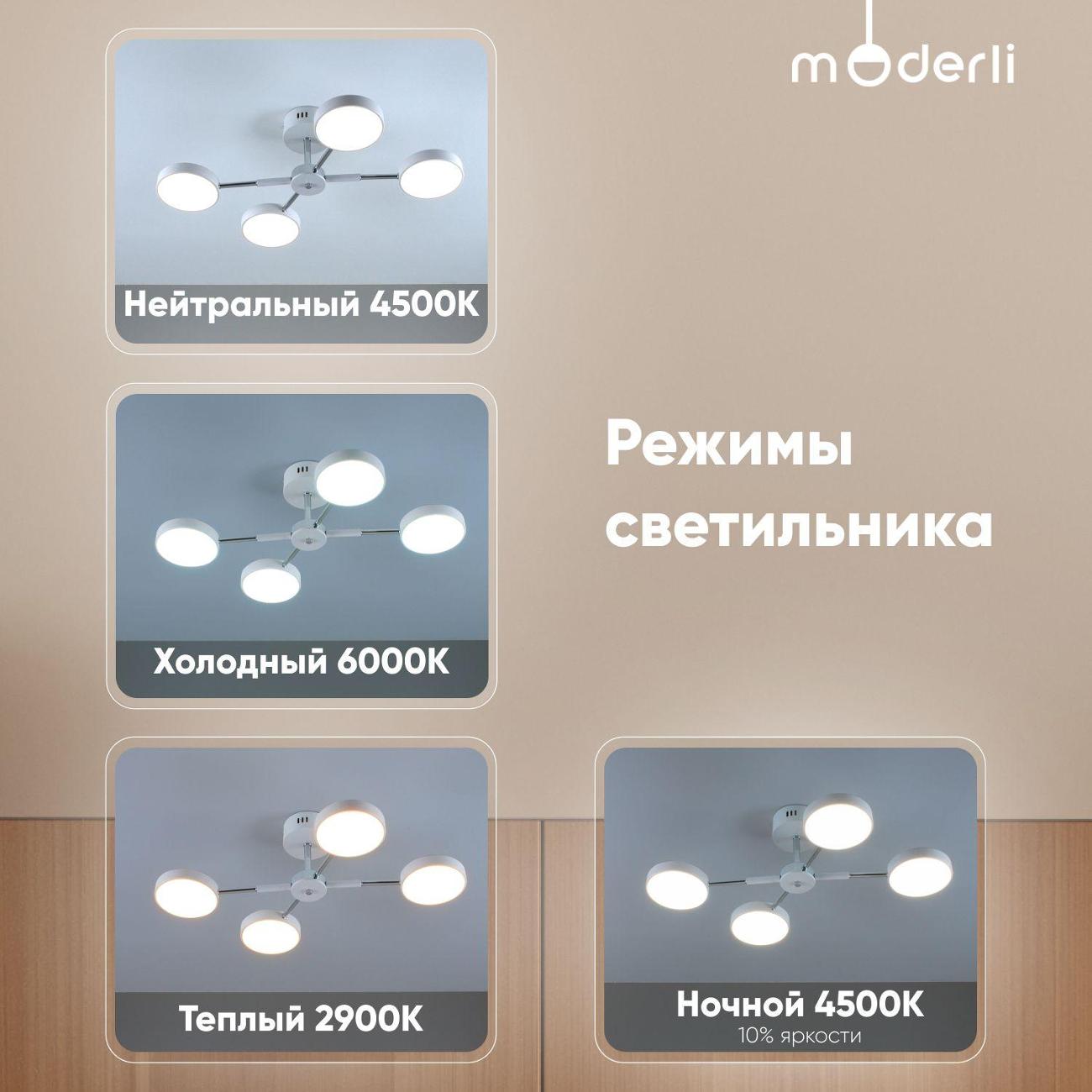 Светильник Moderli V10958-CL