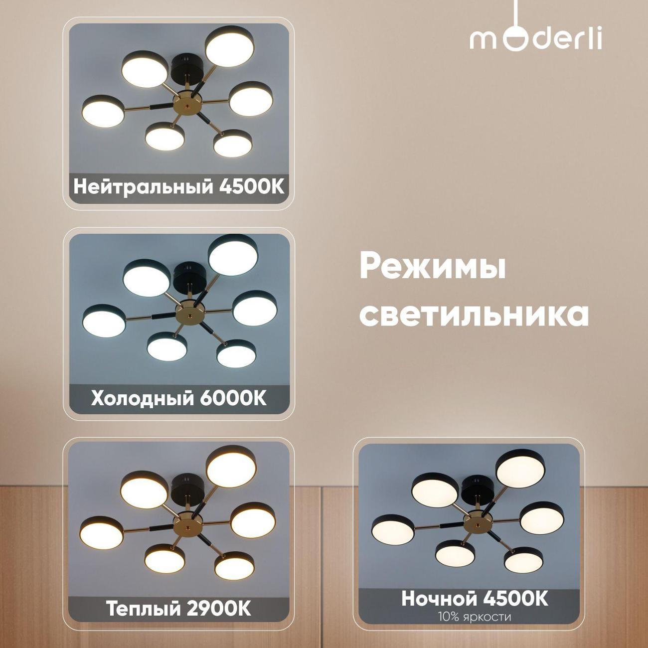 Светильник Moderli V10962-CL