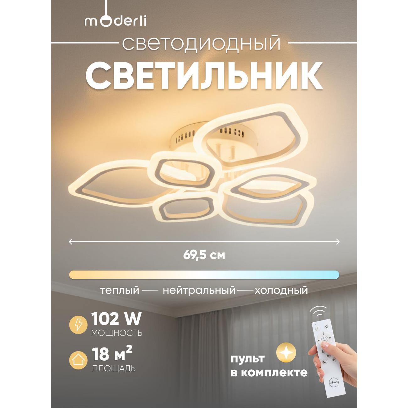 Светильник Moderli V10976-CL