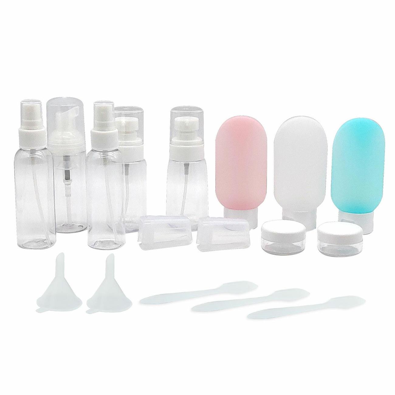 Органайзер дорожный DASWERK 10шт 60 мл/ 50 мл /10 мл +наклейки