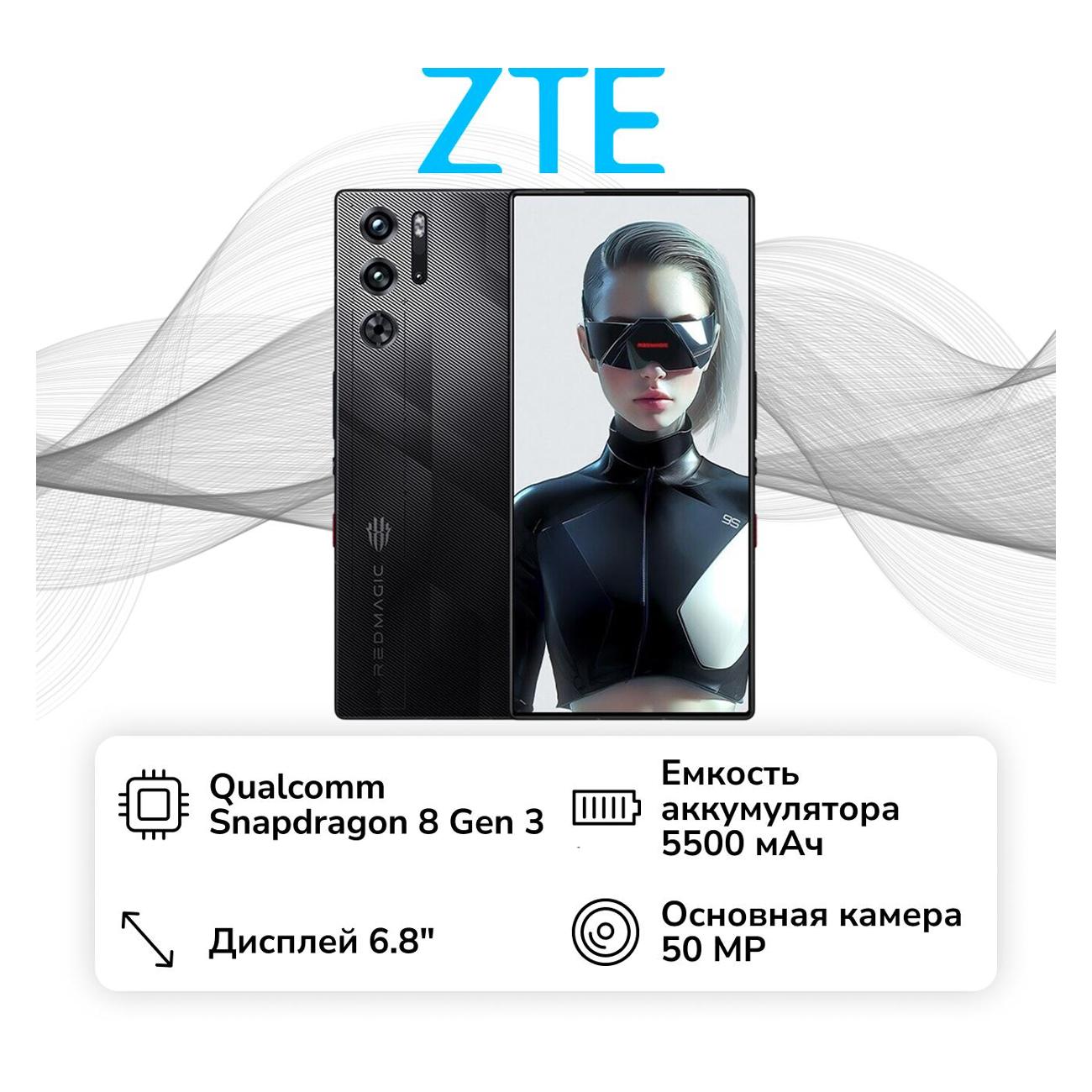 Смартфон ZTE Nubia RedMagic 9S Pro+ 16/512GB Sleet черный
