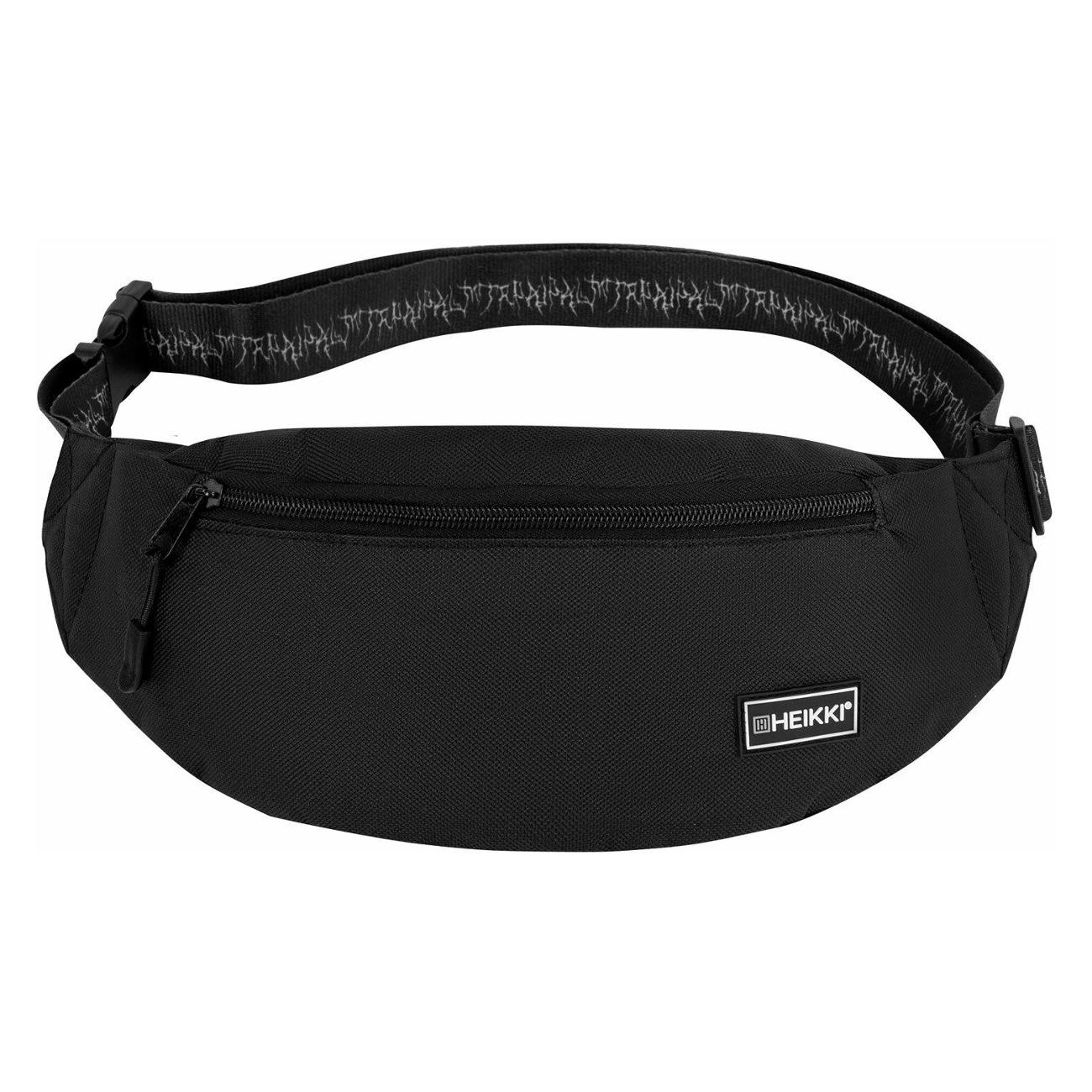 Сумка на пояс Brauberg Heikki Rio 38x12x8см черно-белая