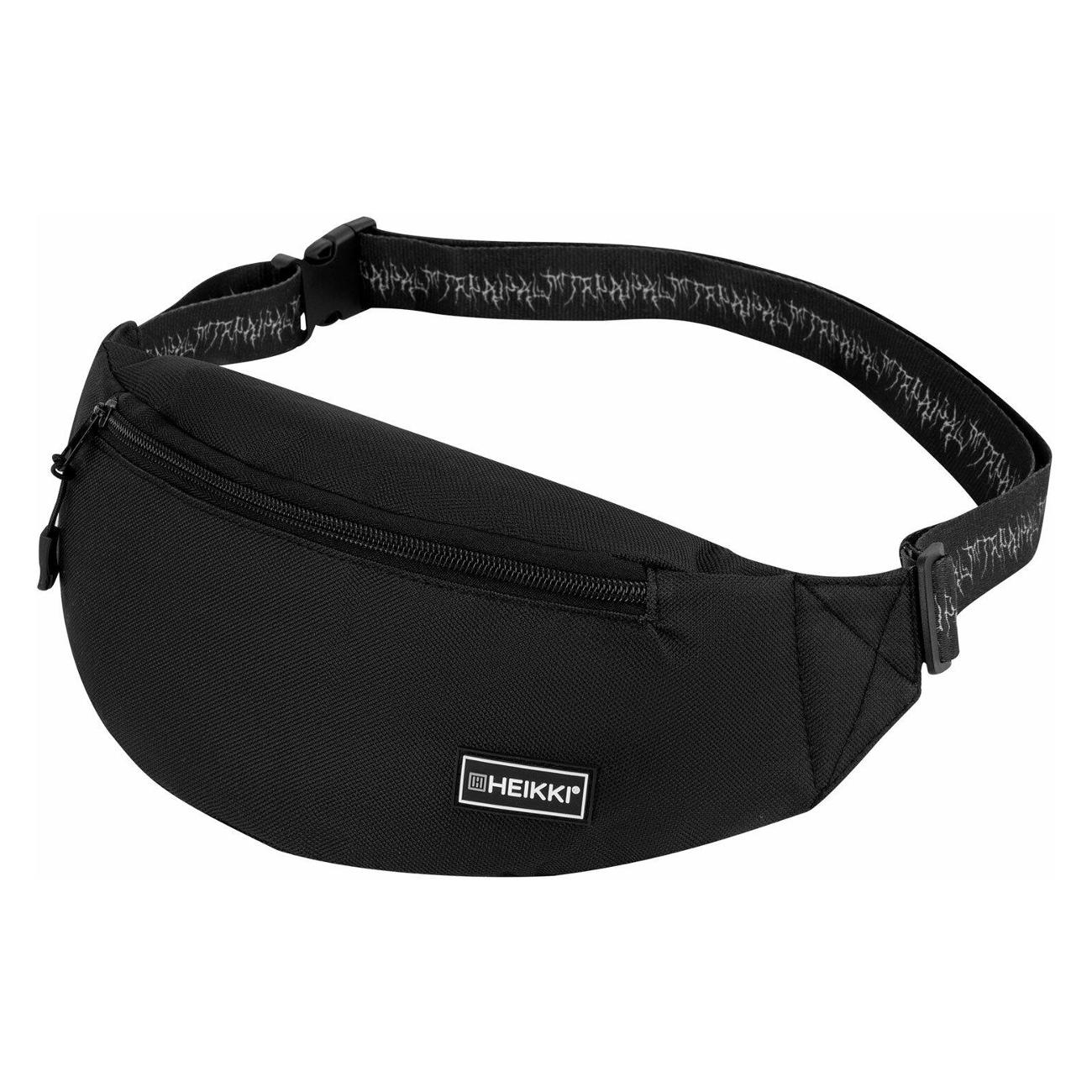 Сумка на пояс Brauberg Heikki Rio 38x12x8см черно-белая