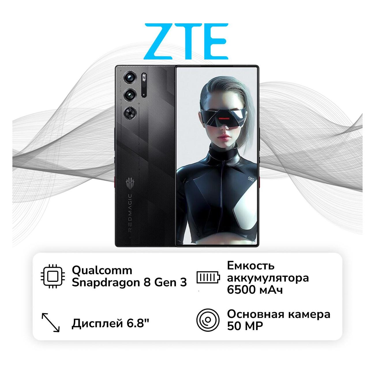 Смартфон ZTE Nubia Red Magic 9S Pro 12/256GB Sleet черный