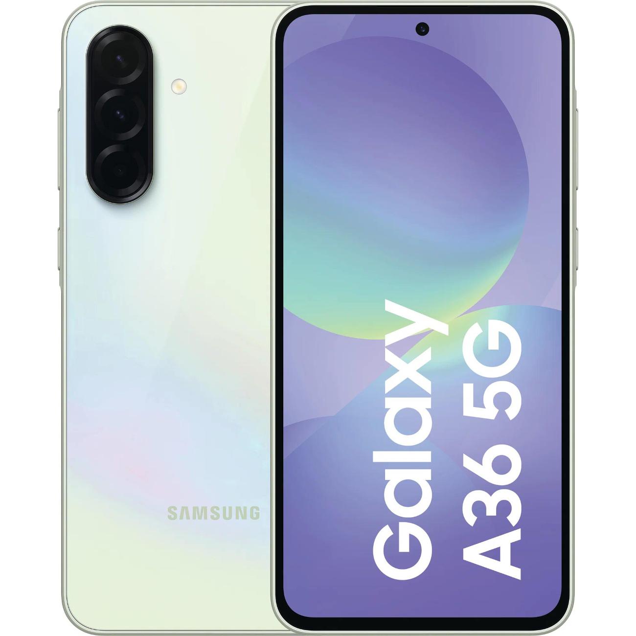 Смартфон Samsung Galaxy A36 8/128GB лаймовый