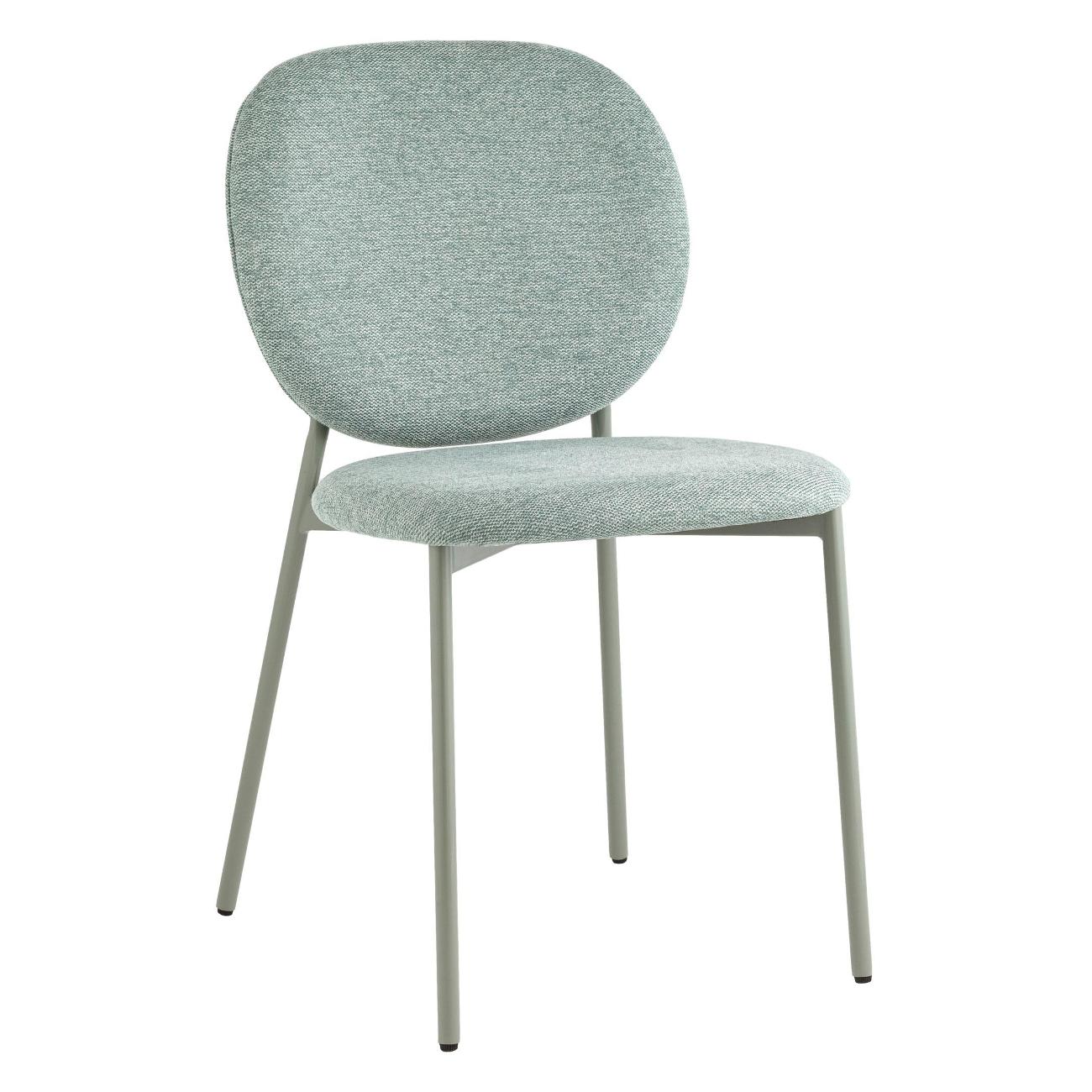 Стул обеденный Stool Group Pip, зеленый, зеленые ножки (комплект 2шт)