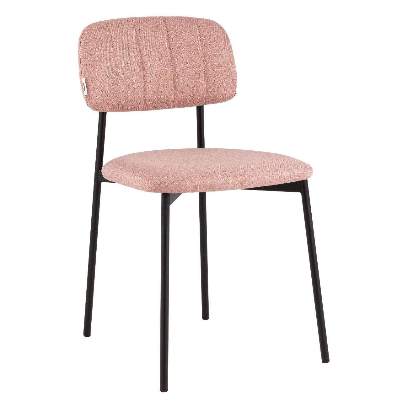 Стул обеденный Stool Group Майло, рогожка, розовый (комплект 4шт)