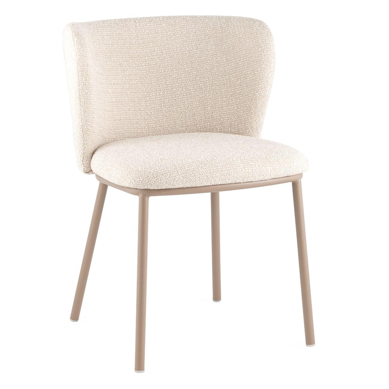 Стул обеденный Stool Group Stag, бежевый, бежевые ножки (комплект 2шт)