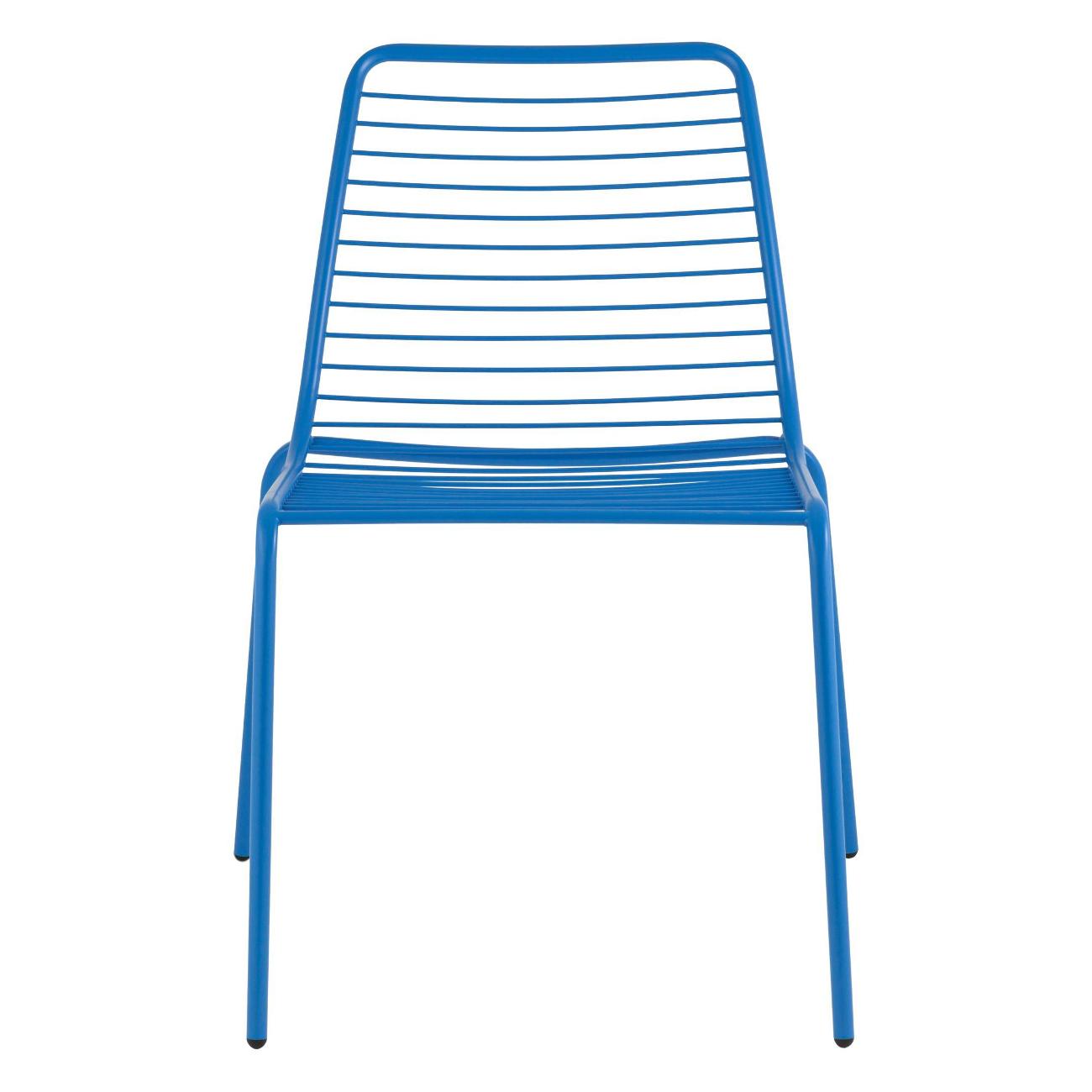 Стул обеденный Stool Group Дели металл голубой (комплект 4шт)