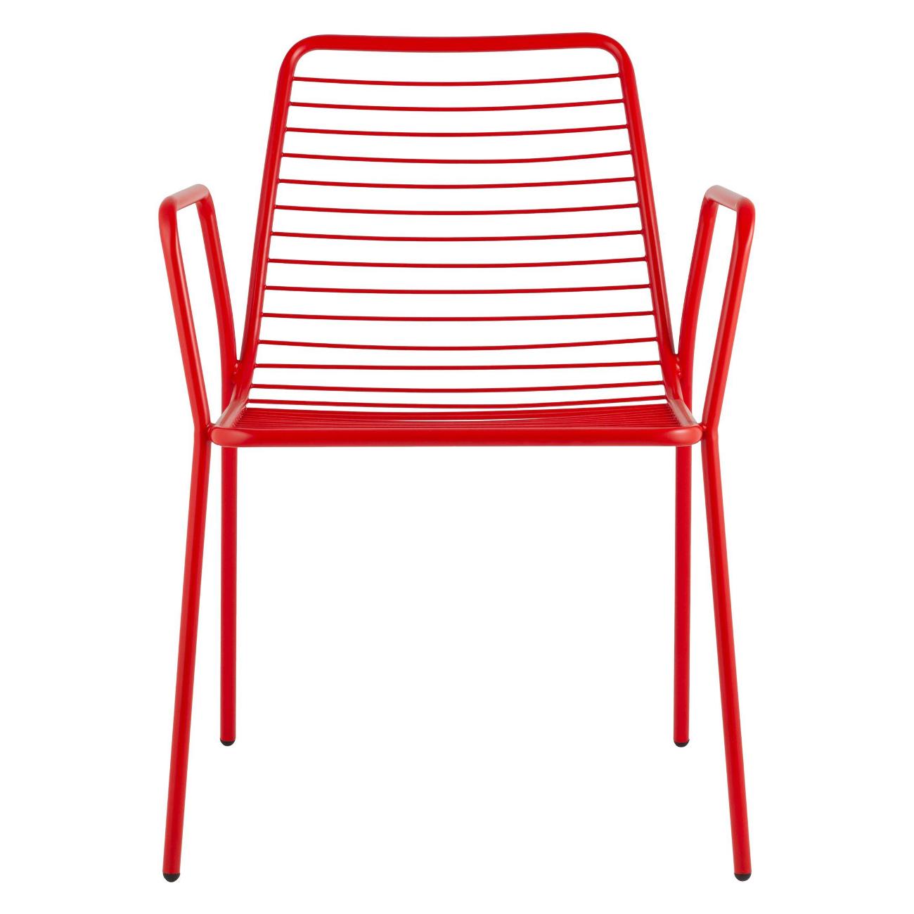 Стул обеденный Stool Group Дели металл красный (комплект 4шт)