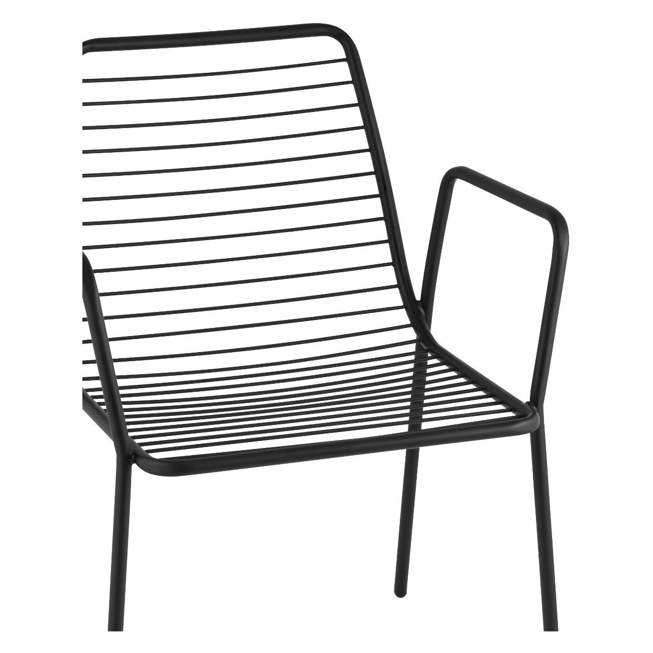 Стул обеденный Stool Group Дели металл черный (комплект 4шт)