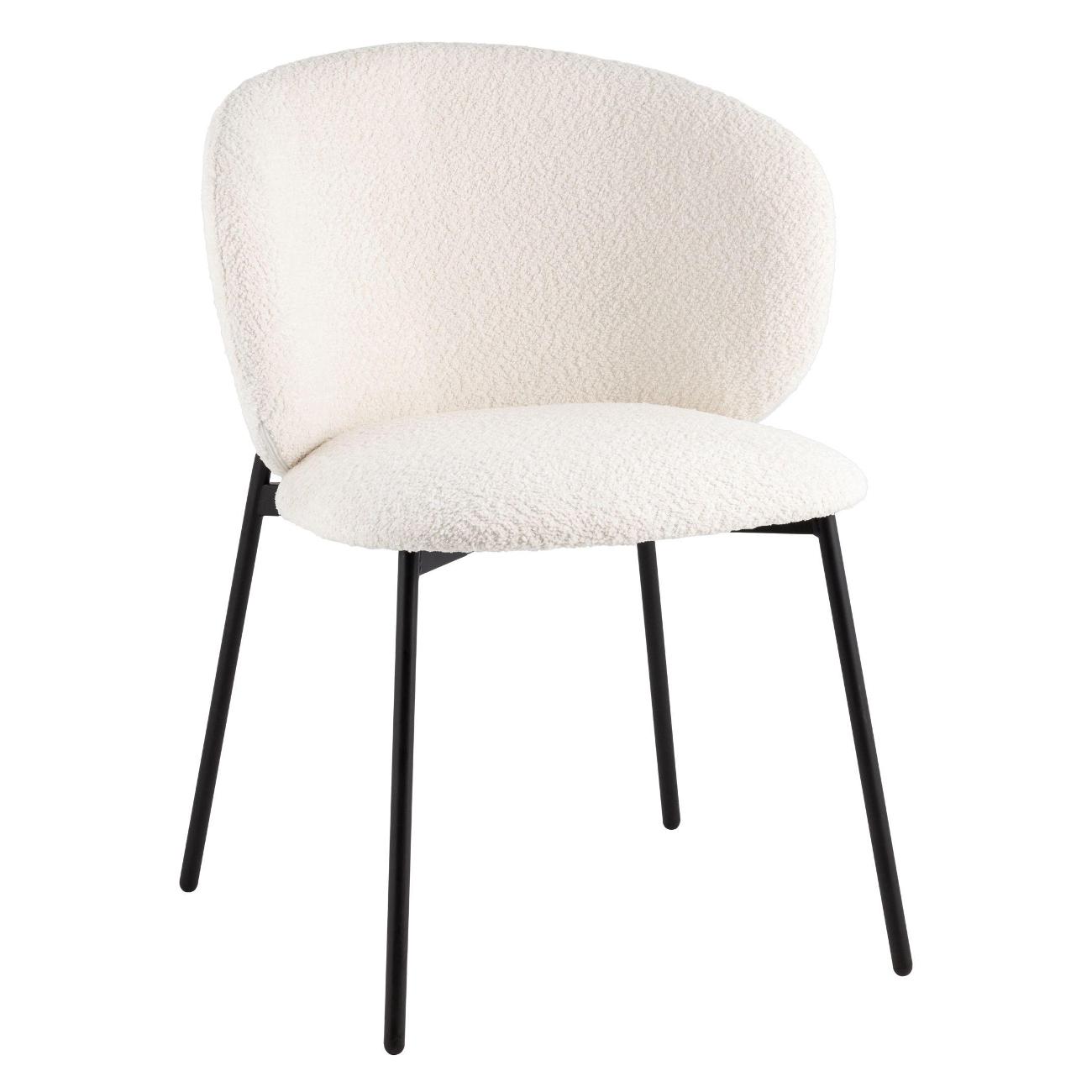 Стул обеденный Stool Group Блейз, букле белый (комплект 2шт)